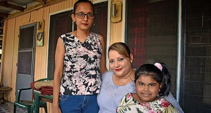 Sangeeta Devi with the Miracle Baby, Samaira Kumar, who was found crawling beside the bodies at the Nausori Highlands.Photo: Mereleki Nai.