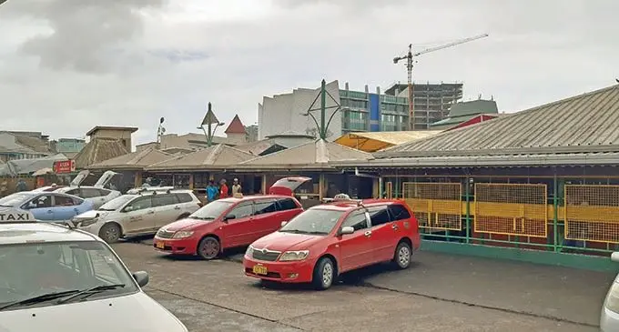 The area behind these kiosks and at the boundary of the Suva Market is a smoking hotspot. Photo: Shalveen Chand