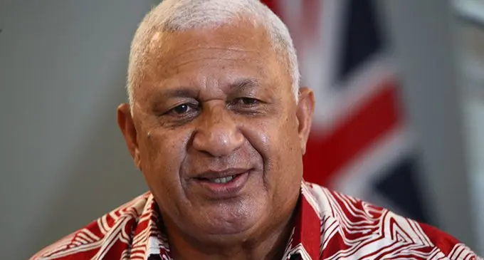 Former Prime Minister Voreqe Bainimarama. Photo: Leon  Lord 
