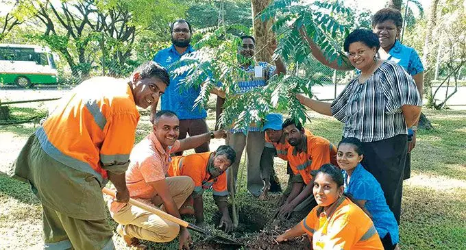 Lautoka City Council workers at the Botanical garden in Lautoka on June 3, 2022.  Photo: Nicolette Chambers