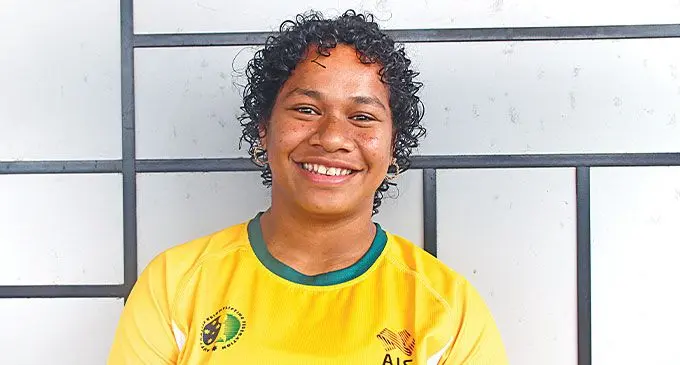 Australian Weightlifter Eileen Cikamatana.