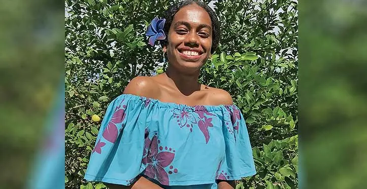 Miss Galaxy Hotel Leba Maikale Ramu is vying for Miss Digicel Duavata Northern Crime Prevention Carnival crown in Labasa on July 1, 2023. Photo: Shratika Naidu