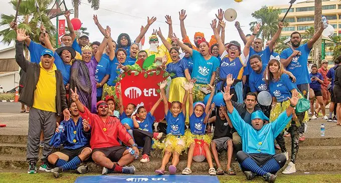 Telecom Fiji Limited continued their unwavering support for the Frank Hilton Organisation Charity Wheelbarrow Race.