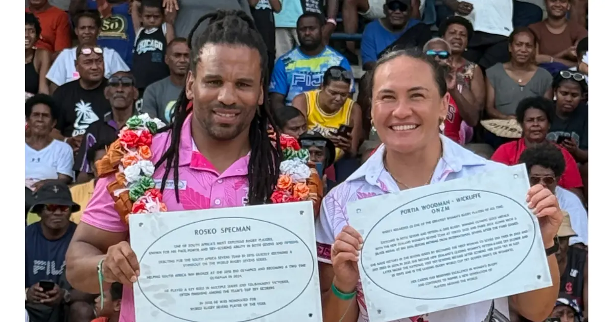  Rosko Specman and Portia Woodman-Wickcliffe 