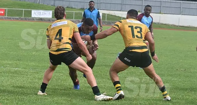 Josaia Raboiliku of the Kaiviti Silktails on attack against Windsor Wolves at Churchill Park in Lautoka on March 14, 2020. Photo: Waisea Nasokia