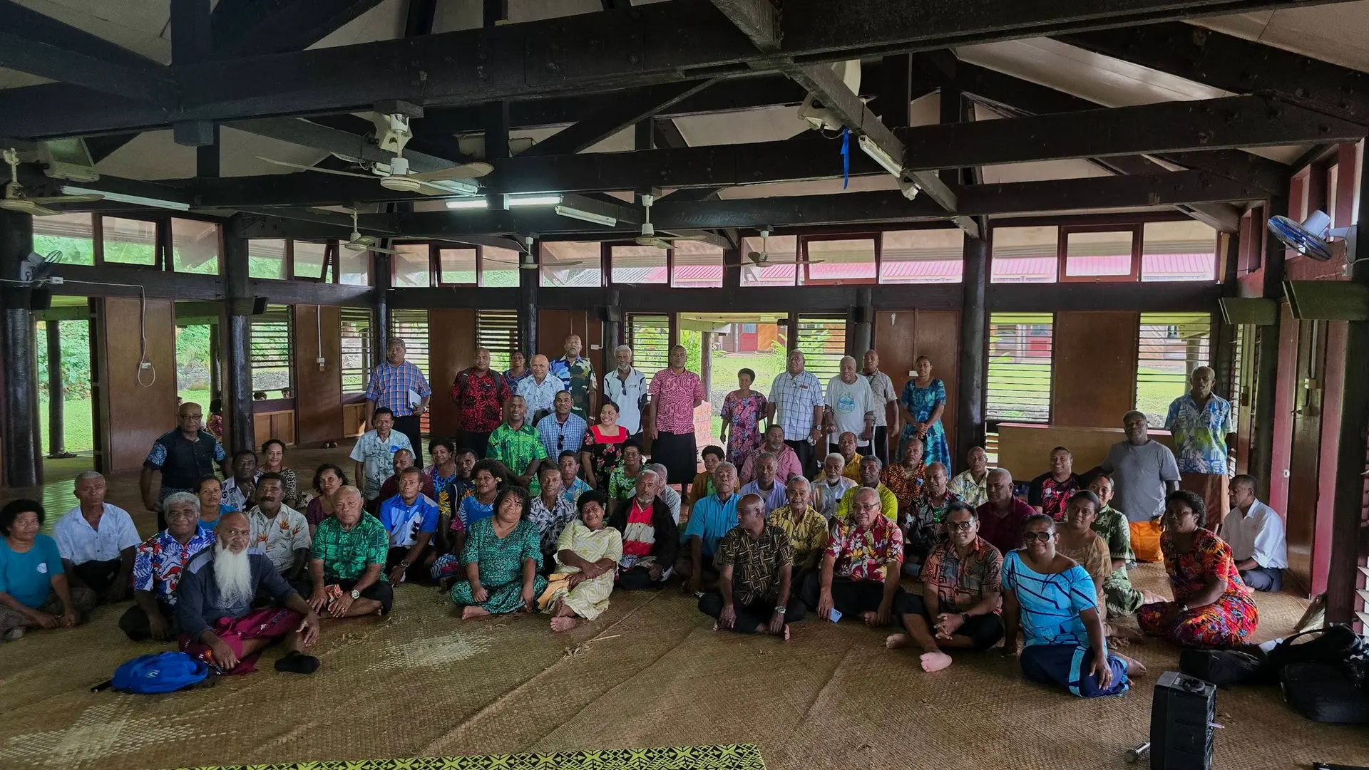 Participants at the CRC consultation at Somosomo in Taveuni.