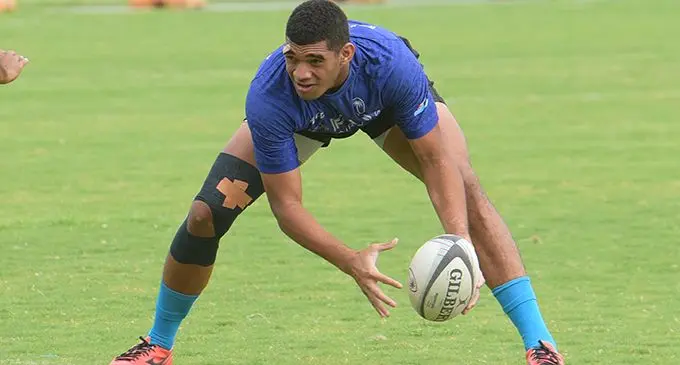Fiji Airways Fijian 7s forward Meli Derenalagi during training at Albert Park in Suva on November 1, 2019. Photo: Ronald Kumar