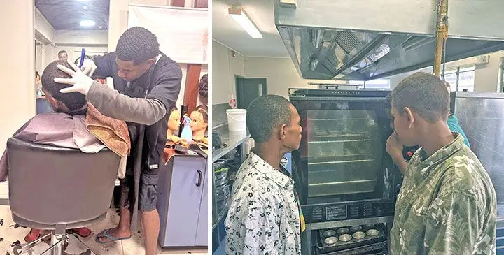 The Ministry of Youth and Sports is helping street kids learn baking, pastry-making, and hair-dressing as part of their rehabilitation. Photo: Inoke Rabonu
