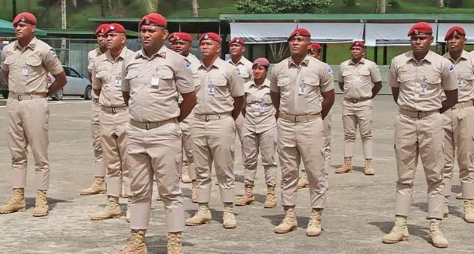 Fiji Corrections officers. Photo: Fiji Corrections Service