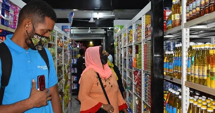 Shoppers at the Mega Supermarket and Hardware in Votualevu, Nadi, on October 15, 2021. Photo: Ministry of Commerce, Trade, Tourism and Transport.