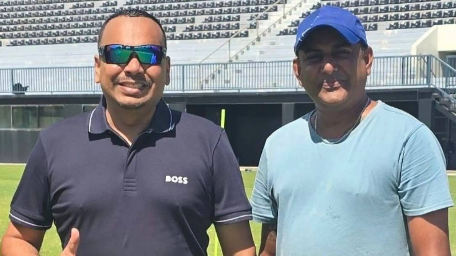 Ba FC head coach Ravinesh Kumar (right).
