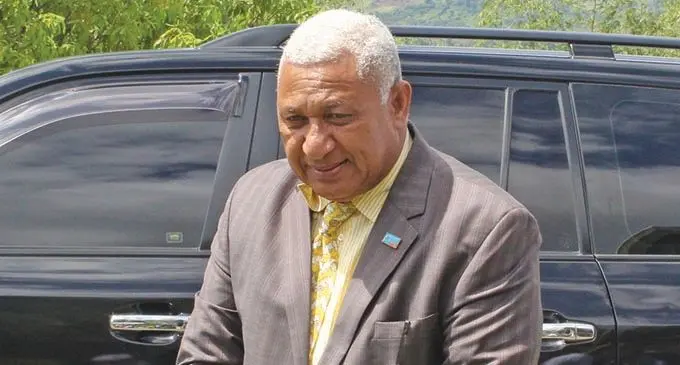 Prime Minister Voreqe Bainimarama. 