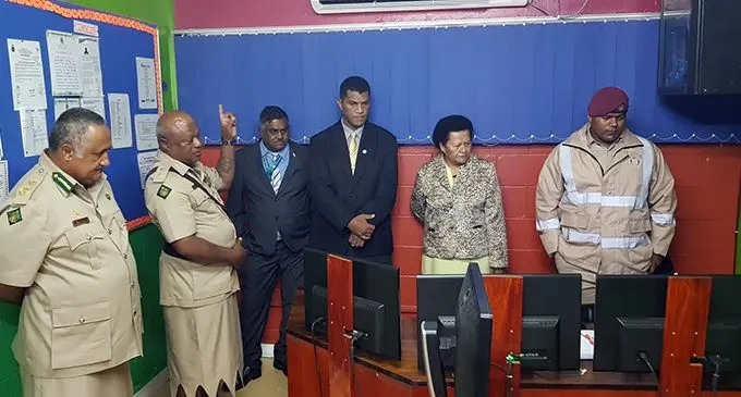 Public Accounts Standing Committee members visit one of the Corrections facilities.  