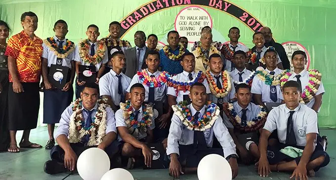 2019 Graduates of Montfort Boys Town of Savusavu on November 16,2019.  Photo: Laisa Lui