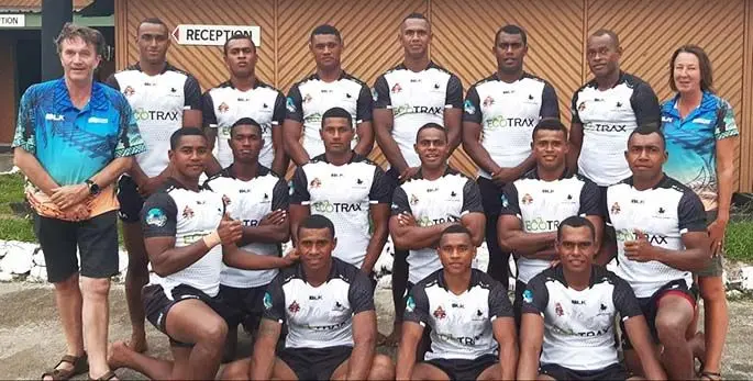 Some of the young Sigatoka River Safari Nadroga rugby team members who will play Southland Invitation XV on Thursday in Waimumu, Southland, New Zealand