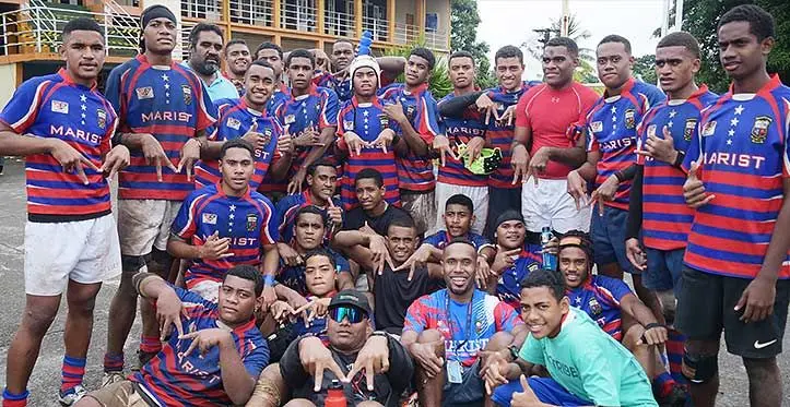 Marist Brothers High School Under-17 rugby team in Suva on June 17, 2023. Photo: Ronald Kumar