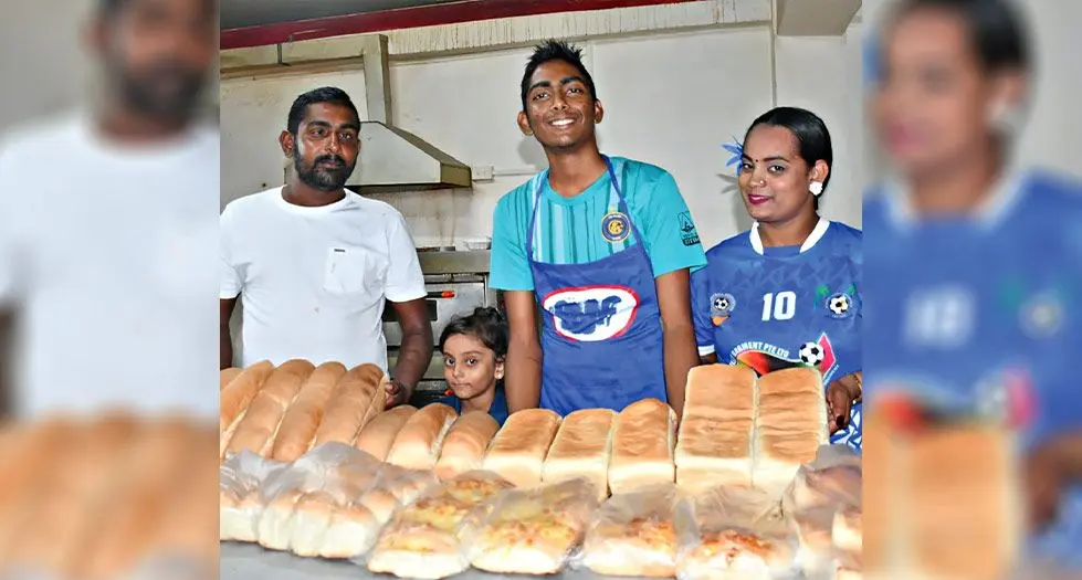 From left: Owner Roneel Ram, Aishwarya Ram, Rehan Ram, and wife Arishma Prasad. Photo: Waisea Nasokia