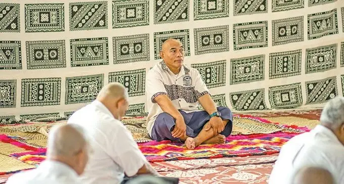 Deacon Stephen Filipo after his Ordination to the Diaconate at the St Joseph Hall in Suva on Febuary 13, 2021. Photo: Leon Lord