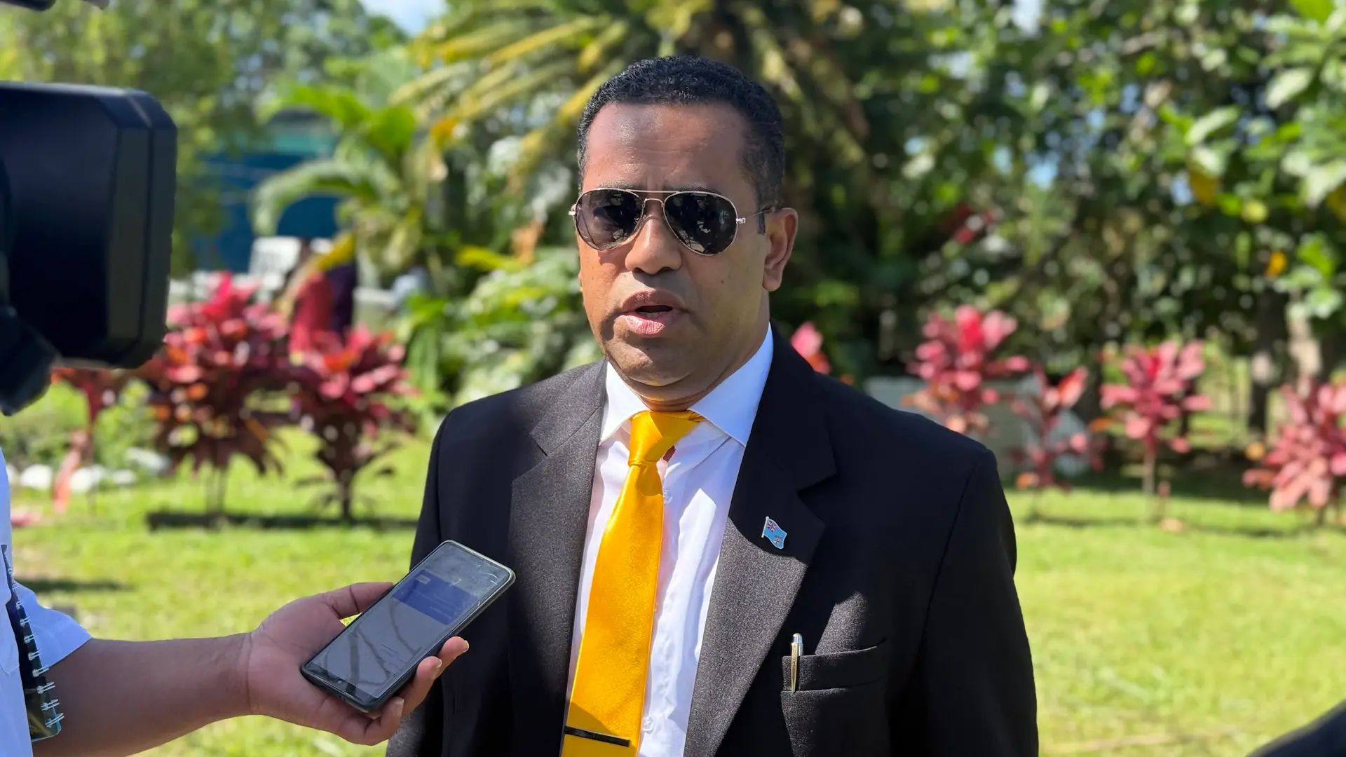 Minister for Lands and Mineral Resources Filimoni Vosarogo.