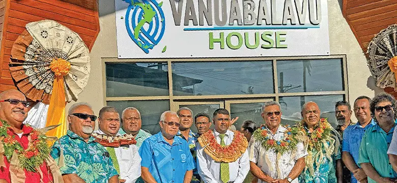 Stakeholders and guests at the opening of the Vanuabalavu House in Nasese, Suva, on July 19, 2024. Photo: Kelera Sovasiga
