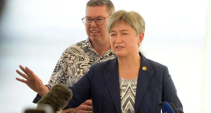 Australia's Minister for Foreign Affairs,Penny Wong.