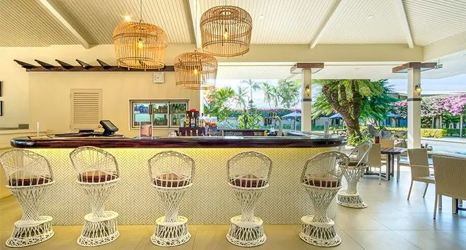 Fiji Gateway Hotel's refurbished bar area.