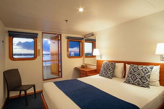 Stateroom accommodation on MV Reef Endeavour