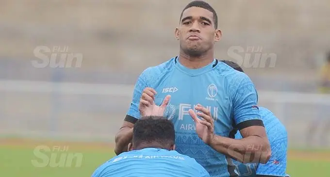 Fiji Airways Fijian 7s training squad member and Suva rep Meli Derenalagi trains with the team at the ANZ Stadium on September 1, 2020. Photo: Ronald Kumar