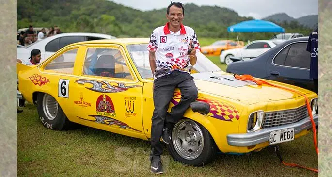Rabindra Nath at the Nanuku Aerodrome in Pacific Harbour, Deuba, on March 14, 2021. Photo: Leon Lord