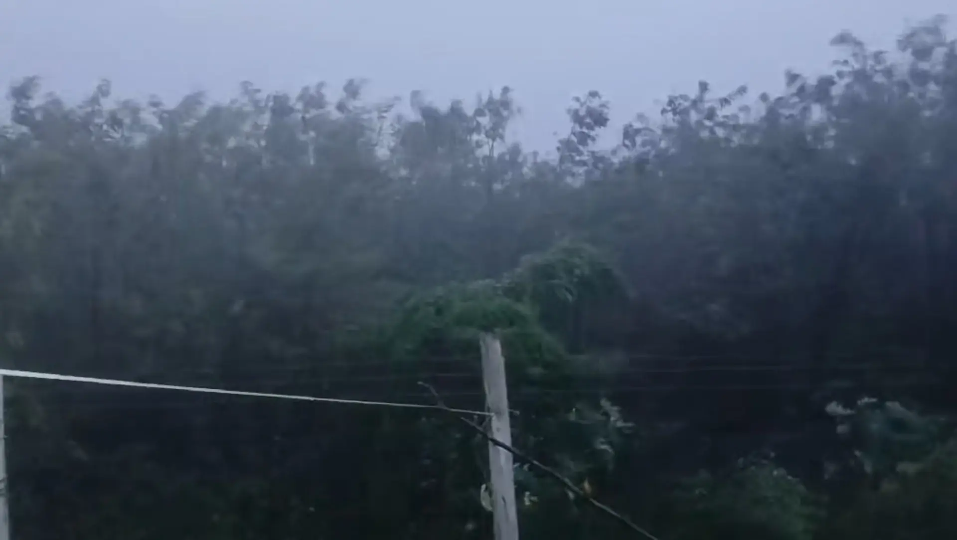 The condition in Yasawa early this morning.