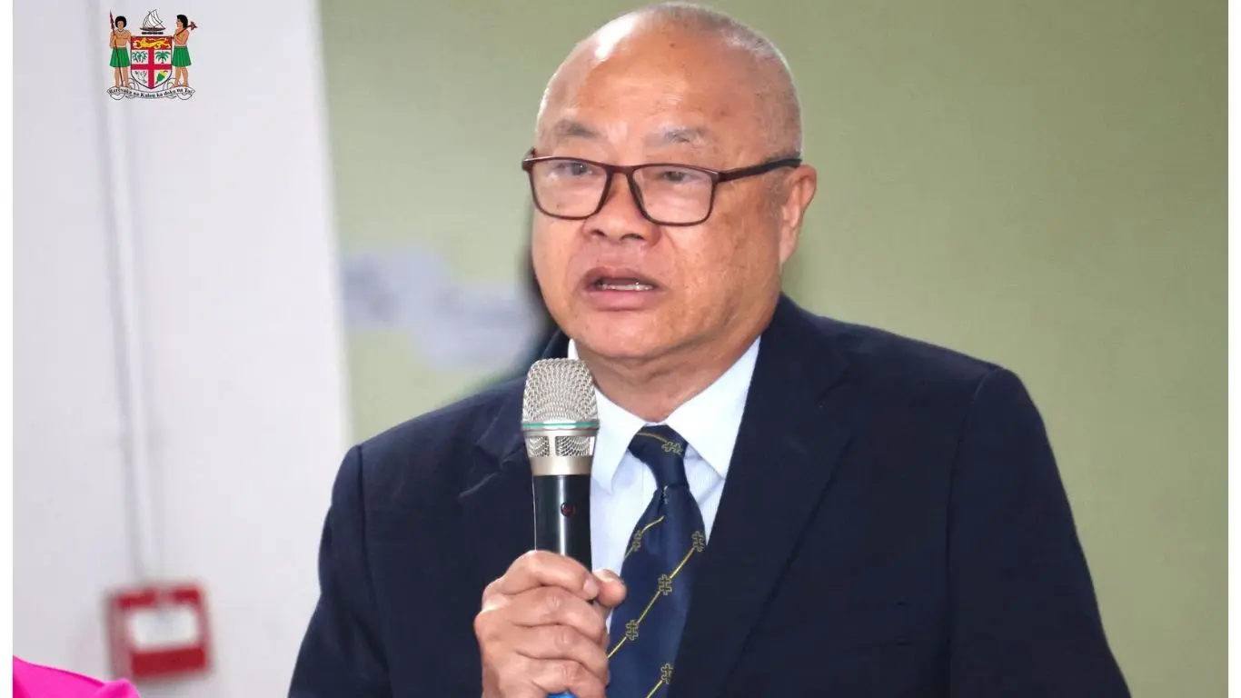 Former Attorney-General and Fiji Law Society president Graham Leung giving his submission to Parliament’s special committee examining the proposed Constitution amendment Bill 32 of 2026.