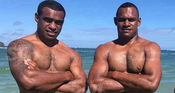Winner takes it all... From left: Powerhouse Suva rugby winger Levani Kurumudu and Nadroga’s Sakiusa Nakalevu are going to play a key role in their team’s campaign in today’s double header at Lawaqa Park, Sigatoka. The clash marks the opening round of the Skipper Cup Premiership where Suva are the defending champions while Nadroga hold the Farebrother-Sullivan Trophy that’ll be at stake also. Reports on pages 79 and 96. Photo: Waisea Nasokia
