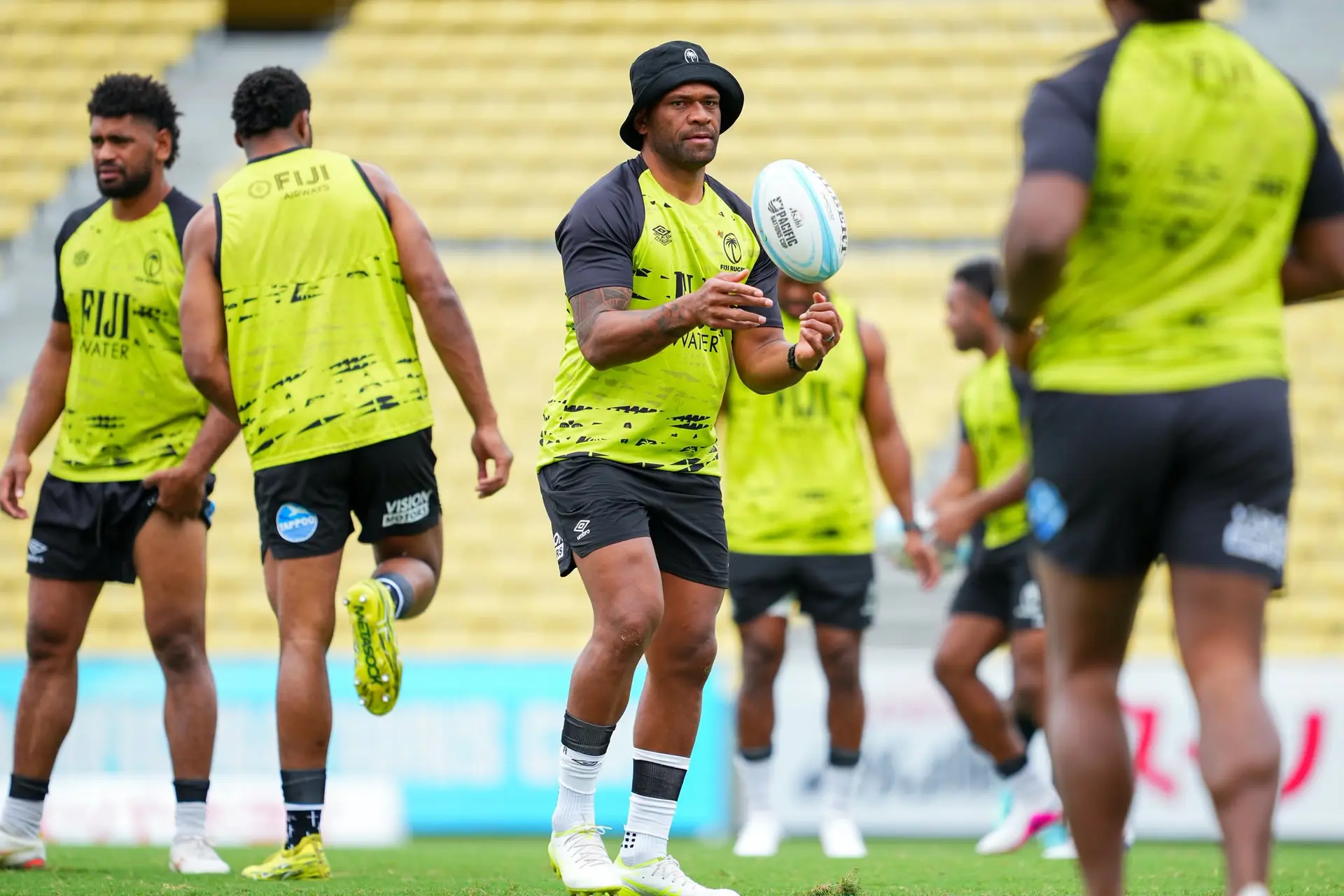 Former All Blacks centre Seta Tamanivalu during the Flying Fijians training session in Tokyo, Japan, on September 18, 2026. The Flying Fijians take on Japan in the Pacific Nations Cup final at 10.05pm today. 