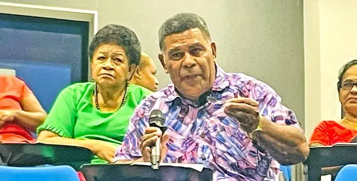 Basden College principal, Waisale Tavatuilagi at the Fiji National University Campus in Nasinu. Photo: Rariqi Turner