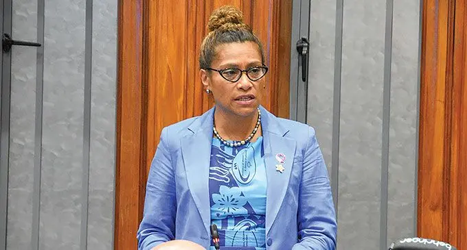 Minister for Women, Children and Social Protection Lynda Tabuya. Photo: Parliamenf of Fiji