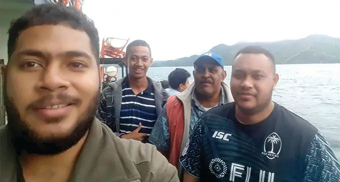 From left: Ratu Deve Vosawale, Ratu Pate Vosawale (Senior) and Marika Vosawale.