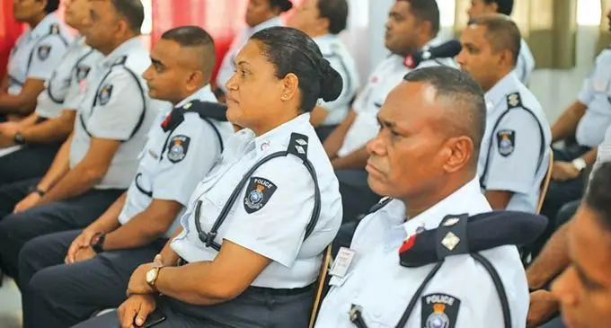 Police Officers during a briefing  Photo: Police Media Cell