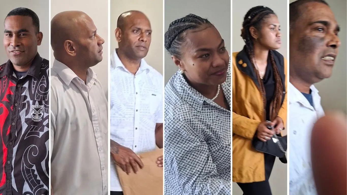 From left: Ponipate Matayawa, Norman Fisher, Manasa Saladrau, Merewalesi Qalimaiwasa, Anaseini Rokolati and Anand Kumar.