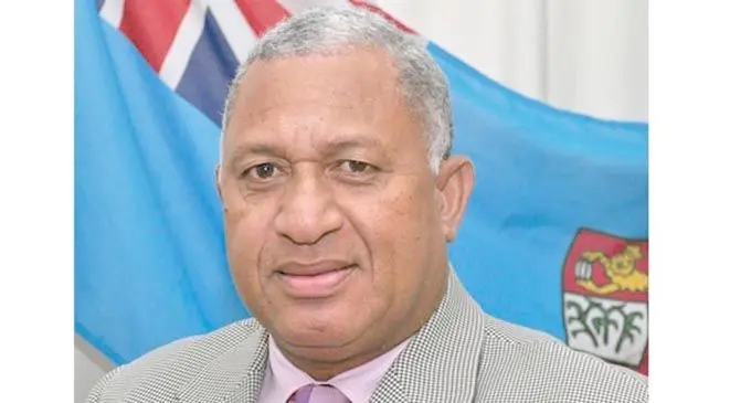 Prime Minister Voreqe Bainimarama. 