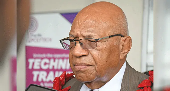 Prime Minister Sitiveni Rabuka. PHOTO: Ronald Kumar