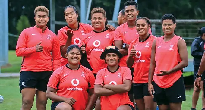 Vodafone Fijiana XV women during their training run on May 28, 2024. Photo: FRU Media