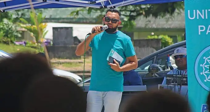 Unity Fiji candidate, Mohammed Khan.