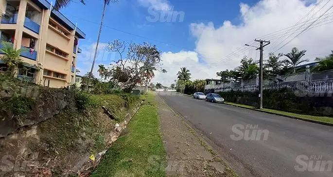 Kia Road where the alleged robbery took place on Thursday evening. Photo: Shalveen Chand