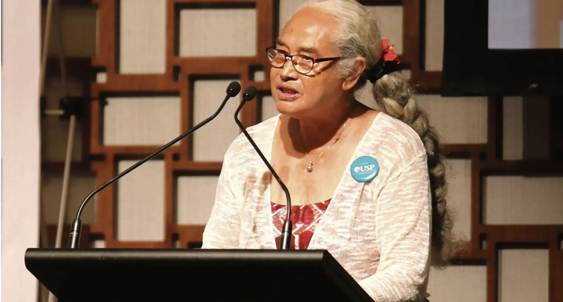 University of the South Pacific’s Professor Konai Helu Thaman.  Photo: DEPTFO News