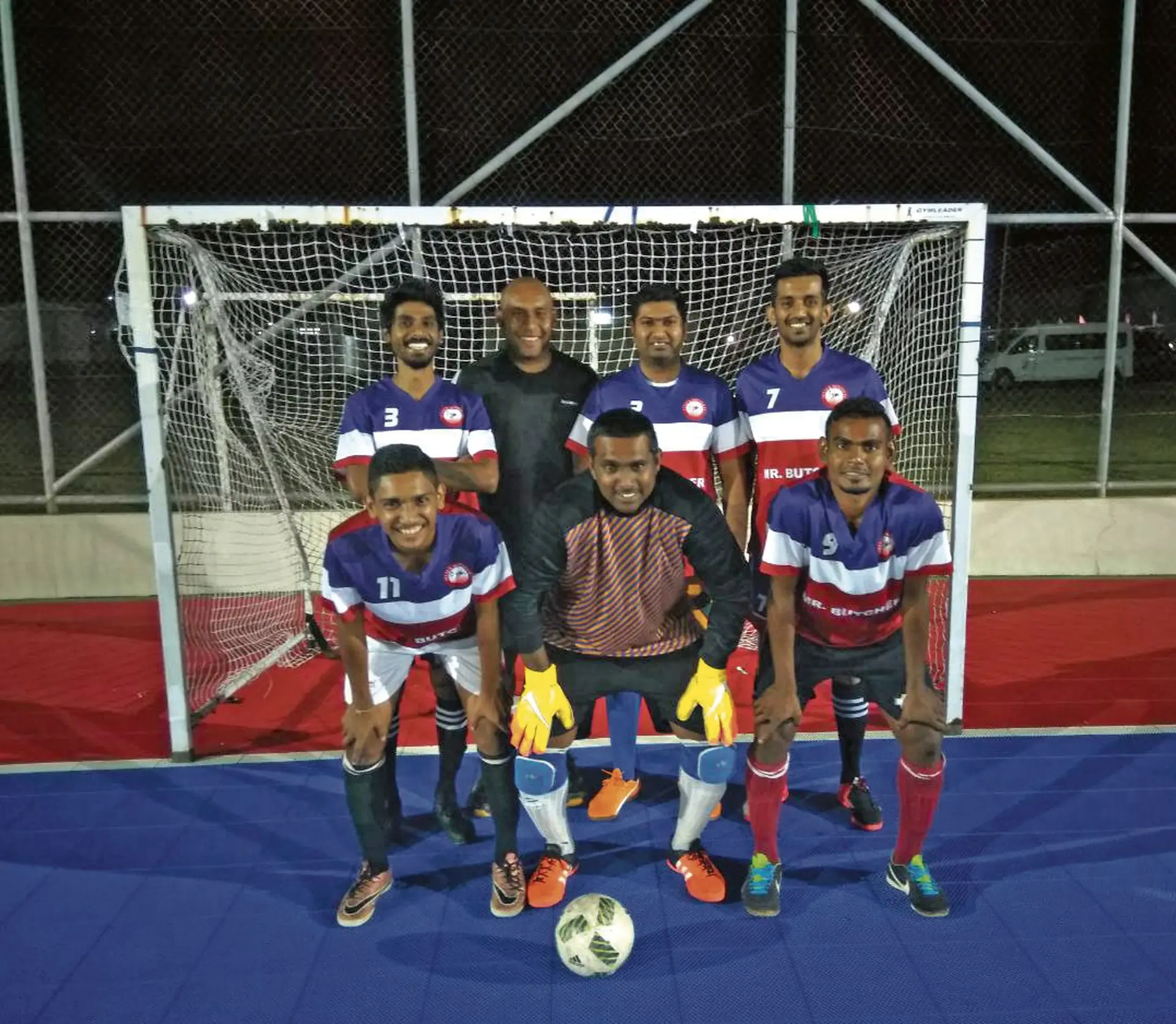 Attack FC at the Nasinu Multi-Purpose court . Photo: Nasinu Futsal 
