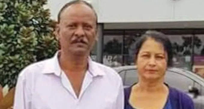 Late Nirmal Kumar and wife Usha.