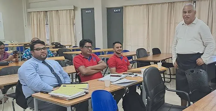 Industrial relations consultant, Noel Tofinga (standing) during another round of consultations in Nadi, to discuss proposed changes to the Employment Relations Bill of 2007, Photo: Waisea Nasokia