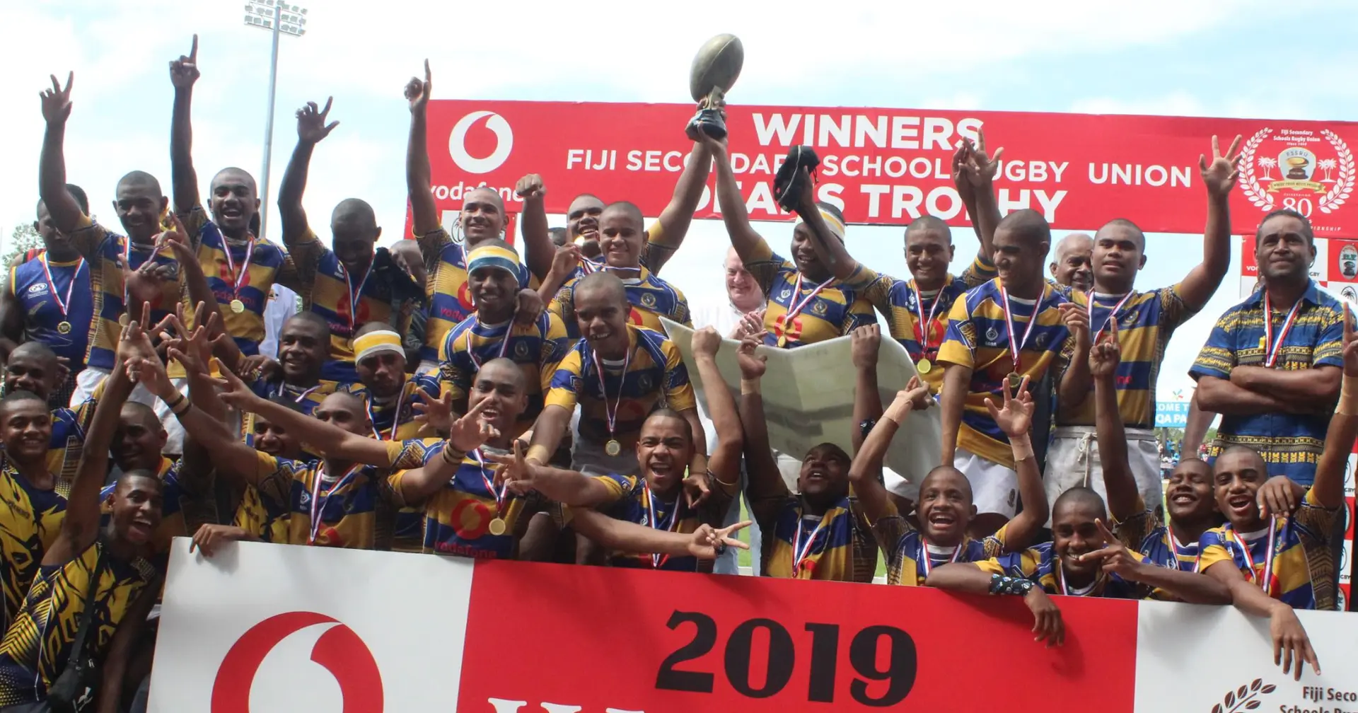 Under 15 grade winners, Ratu Kadavulevu School. Photo: Simione Haravanua