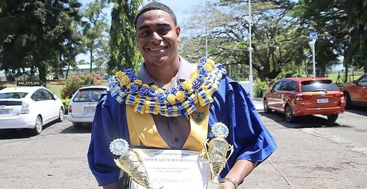 Josefa Matainairai scooped the honour award at Suva Grammar School graduation on November 29, 2023.