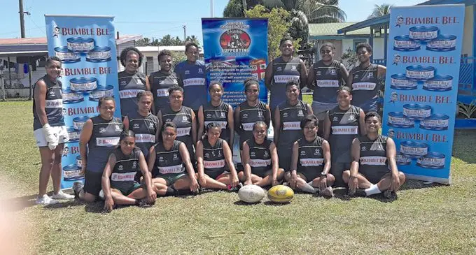 The Ovalau Women's XV's side.